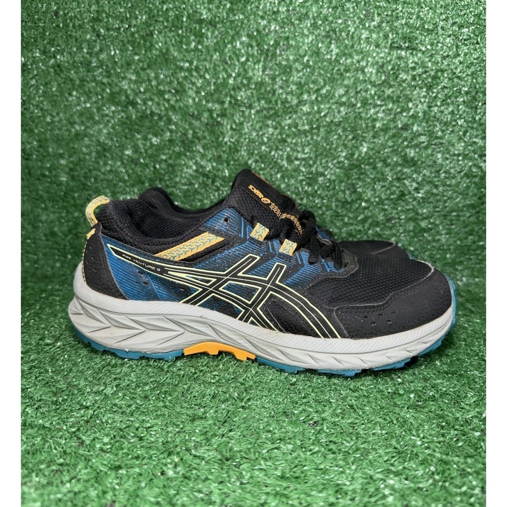 Asics Gel-Venture‎ 9 Women Size 6.5 Blue Black Running Shoes Trail Sneakers